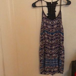 Multicolor beach romper